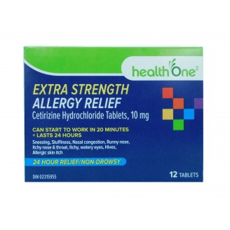 health One Extra Strength Allergy Relief 12's